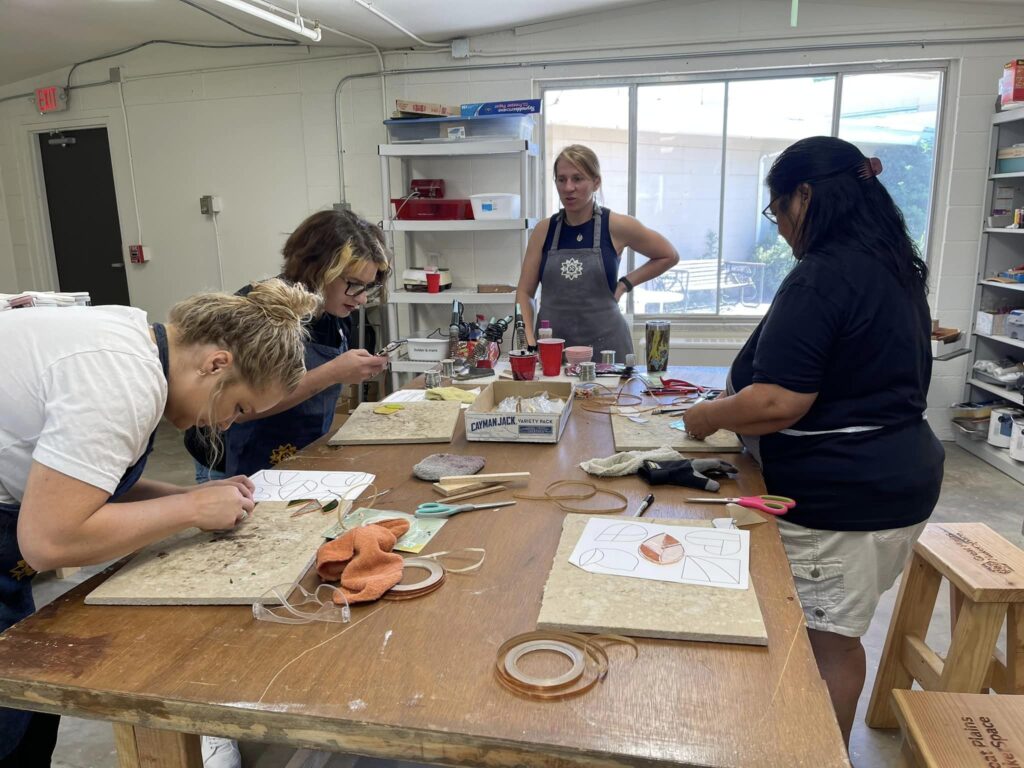 Stained Glass Class photo